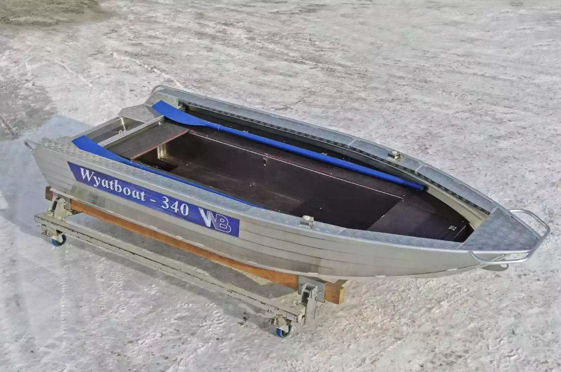 Алюминиевая лодка Wyatboat-340 РМ в Ноябрьске Алюминиевая лодка Wyatboat-340 РМ в Ноябрьске