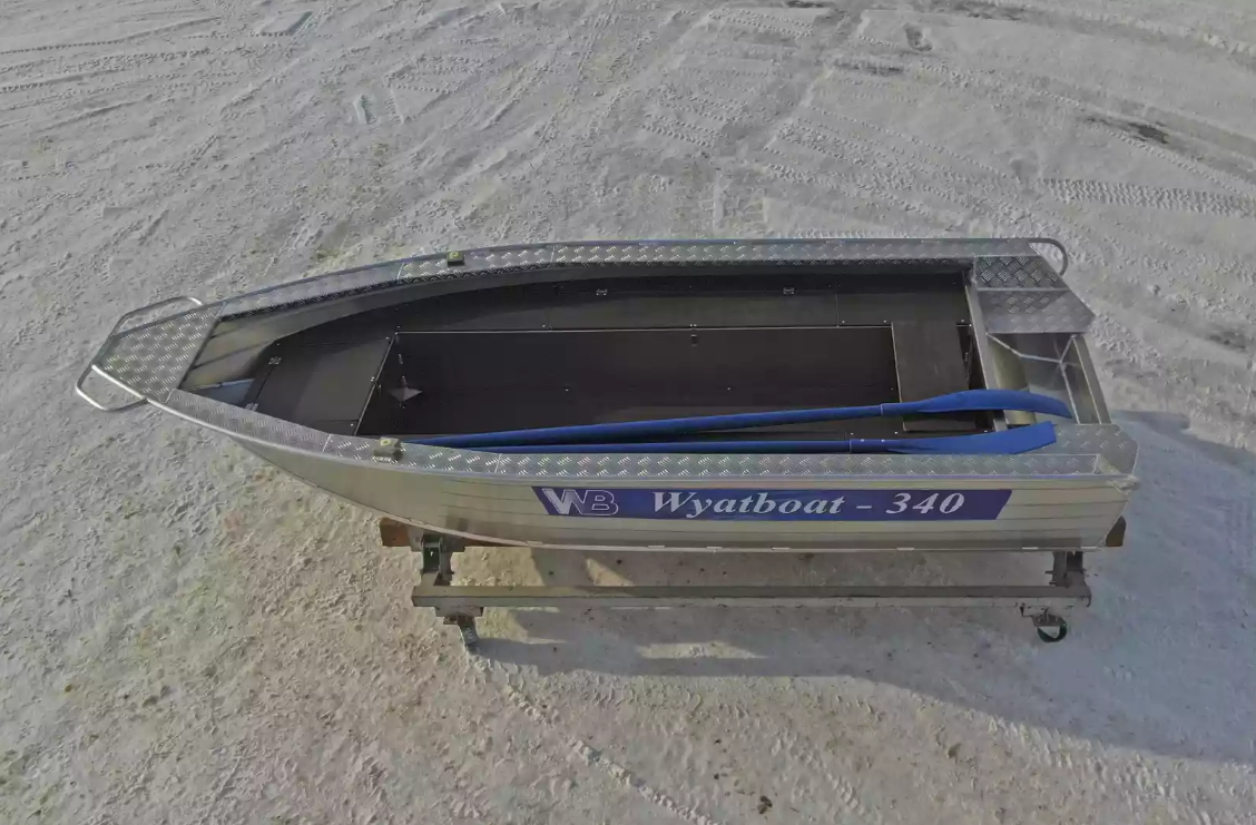 Алюминиевая лодка Wyatboat-340 РМ в Ноябрьске Алюминиевая лодка Wyatboat-340 РМ в Ноябрьске