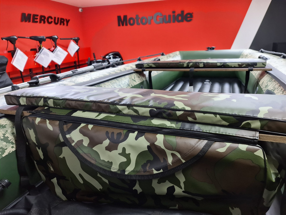 КОМПЛЕКТ МЯГКИХ НАКЛАДОК С СУМКОЙ ДЛЯ ЛОДОК 105Х20 КАМУФЛЯЖ в Ноябрьске