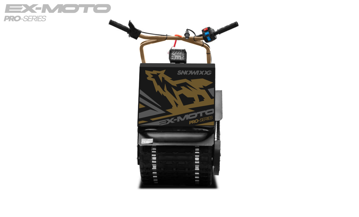 Мотобуксировщик EX-MOTO SNOWDOG S380 8л.с. в Ноябрьске