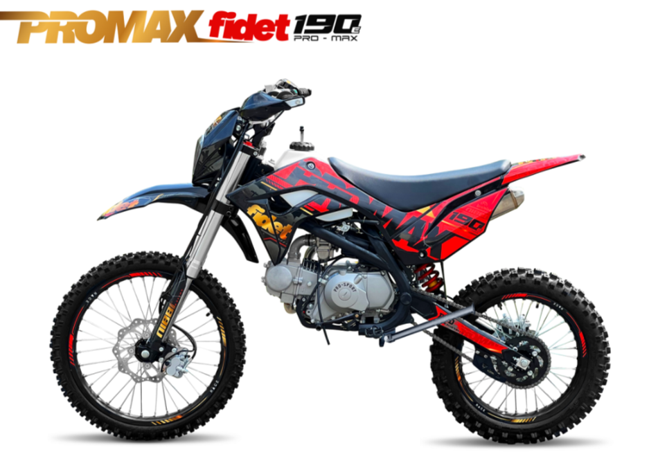 Мотоцикл (питбайк) PROMAX FIDET (ФАЙДЕТ) 190E MAX PRO LUX 19/16 в Ноябрьске