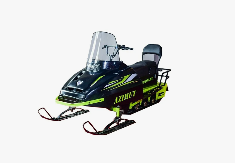 Миниснегоход Бурлак Азимут 20 л.с. , эл.запуск, реверс, тормоз гидравл, капот черный в Ноябрьске