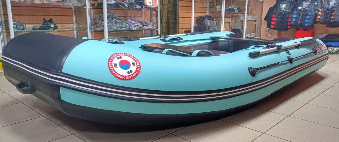 КОМПЛЕКТ ЛОДКА MISHIMO LITE 350 + МОТОР 9,8 Л.С. в Ноябрьске