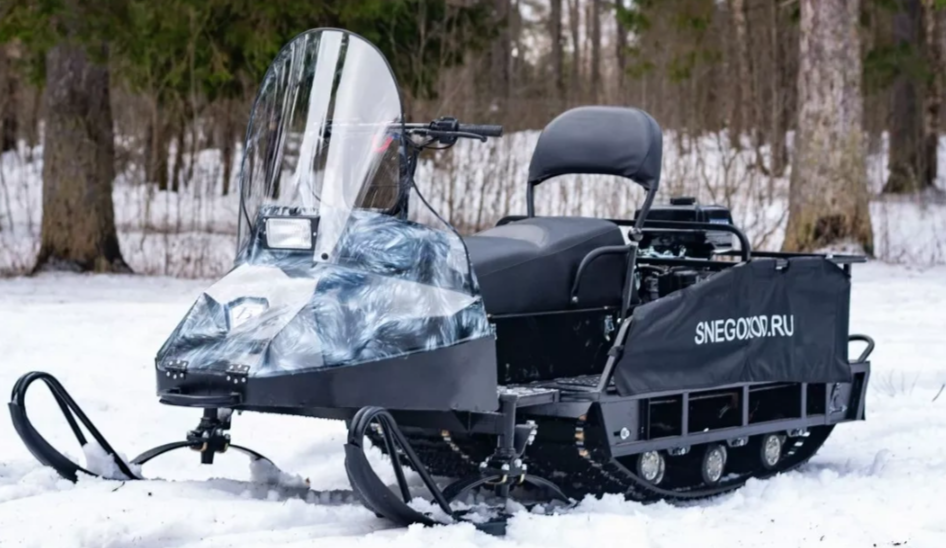 Миниснегоход Егерь Экспедитор 20 л.с. , реверс, тормоз, капот белый в Ноябрьске