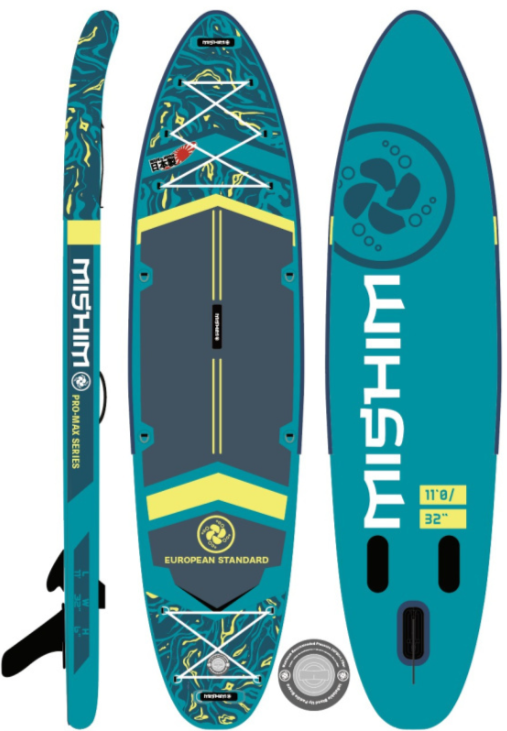 SUP (САП) Доска MISHIMO PRO-MAX Light Teal 12,6’ (385см) в Ноябрьске