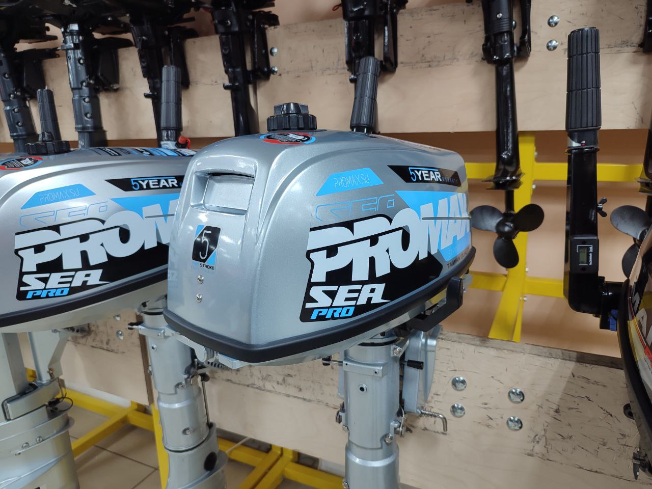 Лодочный мотор PROMAX SP5FHS (внешний бак 12 л) в Ноябрьске