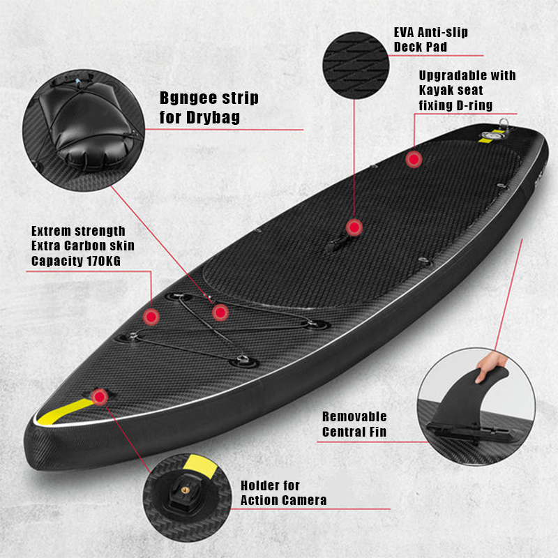 SUP (САП) ДОСКА MISHIMO CARBON DARKSIDE 10.6’ (325СМ) в Ноябрьске
