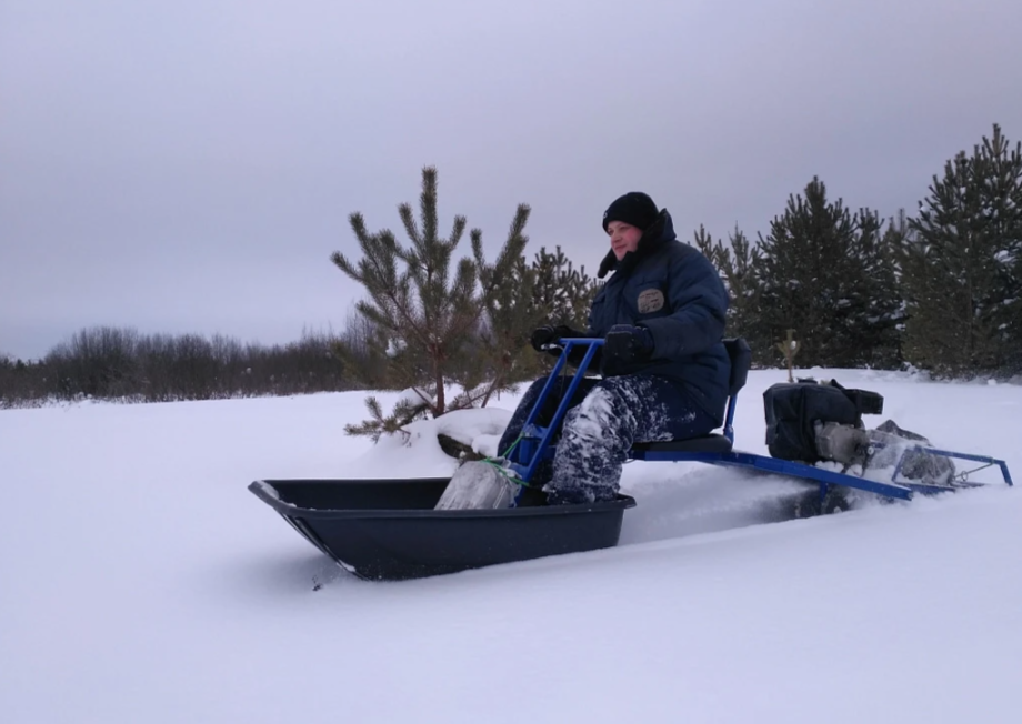 Мотобуксировщик толкач Альбатрос-XL8 с модулем. Без фары, тележки в Ноябрьске