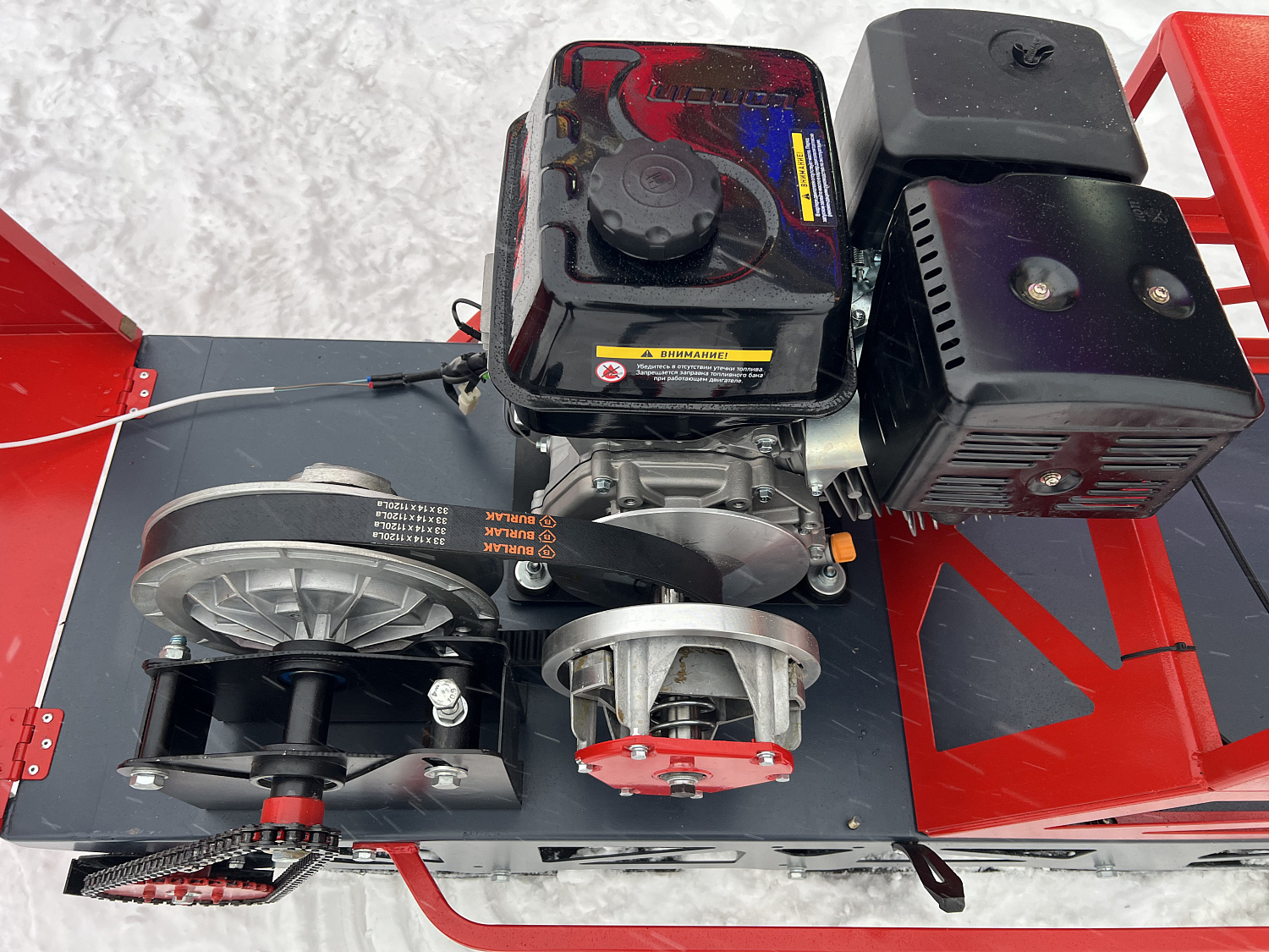 Мотобуксировщик EX-MOTO SNOWDOG S500 15л.с в Ноябрьске