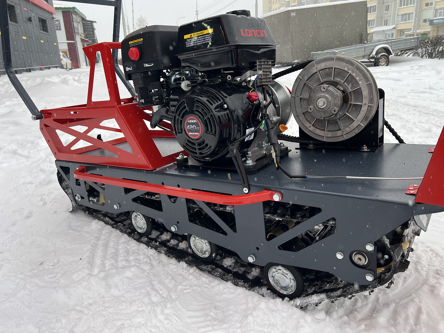 Мотобуксировщик EX-MOTO SNOWDOG S500 15л.с в Ноябрьске