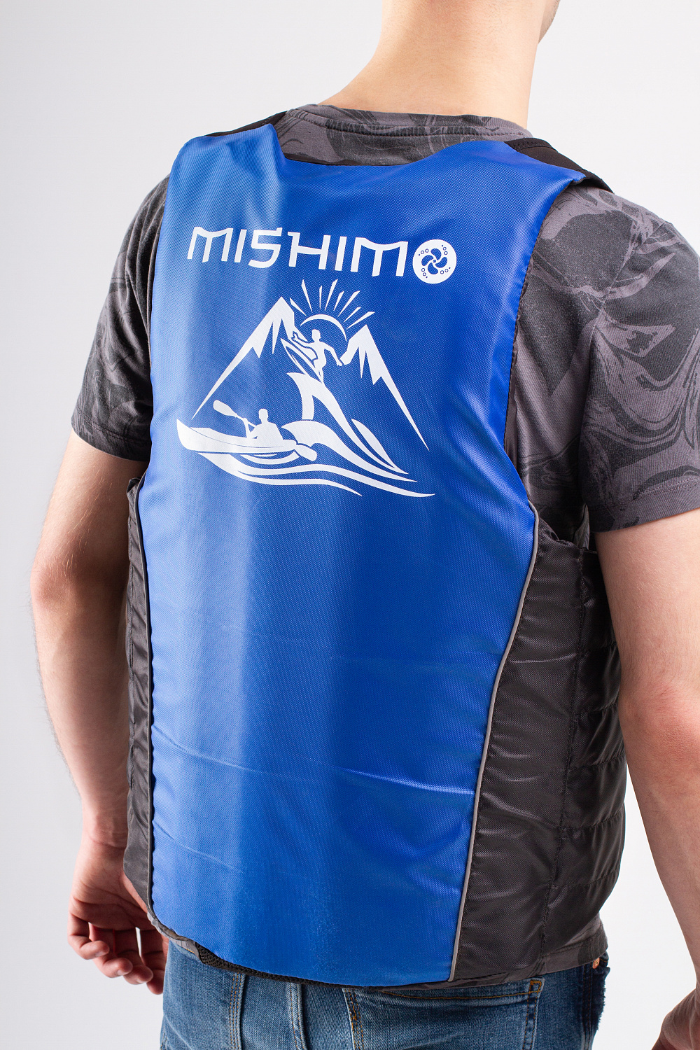 Жилет спасательный MISHIMO PRO Премиум качества Черно-синий в Ноябрьске